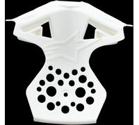 Mentonnière blanche Supertech M8/Casque Supertech M10