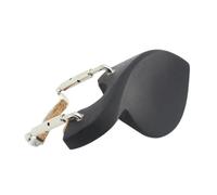 Mentonnière For Violon En Bois Noir, 4 Pièces, Taille 3/4 4/4 | Mentonnières de violon en bois noir 4 pièces avec supports standard, convient aux violons 3/4 et 4/4, pack de grande valeur
