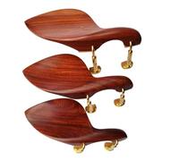 Mentonnière For Violon En Palissandre 4/4 Avec Vis, 2 Pièces | Mentonnières de violon en palissandre pleine grandeur 4/4, 2 pièces, avec vis de montage for un jeu stable et confortable