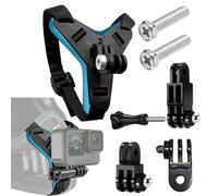 Mentonnière pour casque de moto GoPro Hero, support universel pour caméra d'action avec bras d'extension et silicone antidérapant, pour DJI Osmo Action, Insta360 X Serie, support pour appareil photo