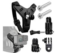 Mentonnière pour casque de moto GoPro Hero, support universel pour caméra d'action avec bras d'extension et silicone antidérapant, pour DJI Osmo Action, Insta360 X Serie, support pour appareil photo