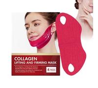 Mentonnière pour femme - Masque hydratant éclaircissant - Patchs de soin du visage - Pour le matin, le maquillage, à la maison, en déplacement, en voyage, au bureau - Pour