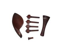 Mentonnière pour violon 1 ensemble de raccords for violon Jujube, 4/4 chevilles sculptées et repose-menton for, repose-épaule, coussinet protection for mentonnière for