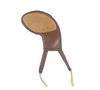 Mentonnière pour violon 3/4-4/4 1/2-1/4 1/8-1/16, housse d'épaule douce, absorbe la transpiration, design confortable, sangle antidérapante stable pour débutants (marron 3/4-4/4)