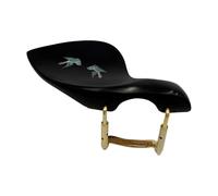 Mentonnière pour violon Mentonnière for violon 4/4 avec pince installée dans différents bois, for mentonnière 4/4-1/8 support Standard 1 pièce(Ebony wood 9)