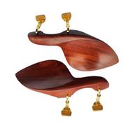 Mentonnière pour violon Repose-menton for violon en bois de Rose, 2 pièces, 4/4, pleine taille, vis d'installation, protection du menton for
