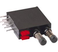 Mentor 1871.2231 1871.2231 Bouton-poussoir 60 V DC/AC 0.5 A 2 x Off/(On) à rappel rouge 1 pc(s)