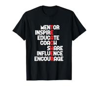 Mentor Enseignant Éducateur Entraîneur Enseignant Profession Cadeau T-Shirt