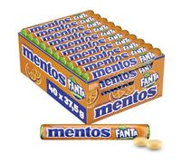 Mentos - Boîte de 40 Rouleaux - Bonbons Mentos Fanta™ Tendres et Croquants - - Format Idéal pour Anniversaires - 40 Rouleaux à Partager