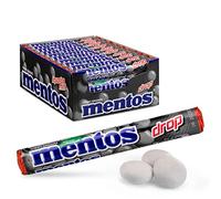 Mentos Bonbons | Rouleaux À La Réglisse (Goutte) | Bonbons Mentos | 40 Pack | 1500 Gram Total