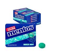 Mentos Chewing Gum | Gum Breeze Breeze Menthe Blister | Chewing Gum Mentos | 12 Pack | 210 Gram Total