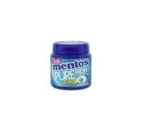 MENTOS Chewing-Gum Pure Fresh Menthol-Eucalyptus - Sans Sucres - Dure Longtemps - Haleine Fraîche - 1 Boîte de 50 Dragées-100gr 1 Unité (Lot de 1)