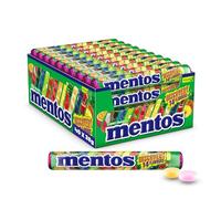 Mentos Discovery 14 saveurs - Boîte de 40 Rouleaux de Bonbons Fruités | Boîte de 40 rouleaux, idéale pour partager, offrir ou toujours avoir un Mentos à portée de main.