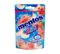 MENTOS Duo Bonbons gélifiés saveur Pêche & Soda - 45 g