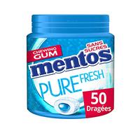 Mentos Gum Bottles De Chewing-Gum Pure Fresh Mint - Lot De 2 Packs De 4 (Total De 8 Bottles)