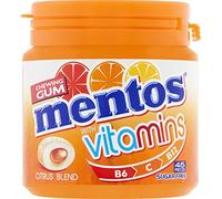 Mentos Gum | Mentos Gum Vitamines | Gum Mentos | Bonbons Mentos | 90 grammes Total