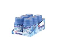 MENTOS GUM PURE FRESH Menthe- Lot de 6 bouteilles de 30 dragées