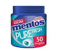 MENTOS GUM - Pure Fresh Menthol Eucalyptus Sans Sucre 100G - Lot De 3