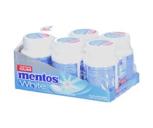 Mentos Gum White Cool Mint Gummies 6x75 g
