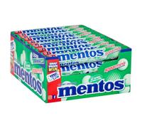 Mentos Lot de 40 rouleaux de bonbons à mâcher menthe armée pour une haleine fraîche, lot de 40 rouleaux, végétaliens