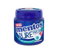Mentos Chewing-gum Pure Fresh Menthol-Eucalyptus Sans sucres – Boîte 50 dragées, 100 g