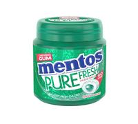 Mentos GUM Pure Fresh Chloro – Sans sucres, haleine fraîche – Boîte 50 dragées (100 g)