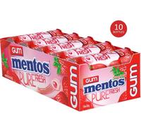 Mentos Pure Fresh Gum Fraise 10 x 30 g