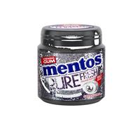 Mentos Chewing-Gum Mentos Pure Fresh Menthe Réglisse- Chewing-Gum Sans Sucres, 50 Dragées, 100g