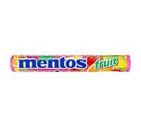 Mentos - Rouleau fruit - lot de 6 rouleaux de 38 g