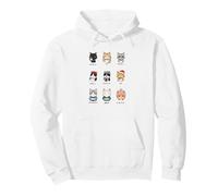 Menu à café Japonais Vintage Kawaii Cool Art Chat Sweat à Capuche