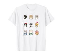 Menu à café Japonais Vintage Kawaii Cool Art Chat T-Shirt
