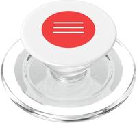 Menu Cercle - Sélectionner pour plus. Trois lignes, trois points PopSockets PopGrip pour MagSafe
