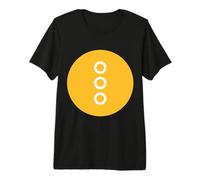 Menu Cercle - Sélectionner pour Plus. Trois Lignes, Trois Points T-Shirt Haut de Gamme