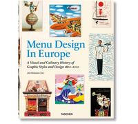 Menu Design in Europe Edition trilingue anglais-français-allemand - Steven Heller - Taschen - relié - Beau livre