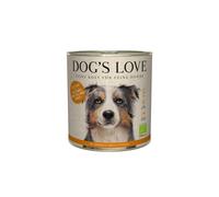 Menu Dog's Love BIO PUTE avec Amarante, Citrouille & Persil 800gx6