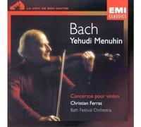 Menuhin Bach - Concertos pour un et deux violons (CD)
