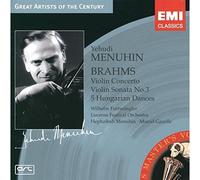 Menuhin, Yehudi - Brahms - Concerto pour violon / Sonate pour violon n°3 / Cinq Danses Hongroises (Coll. Great Artists Of The Century)