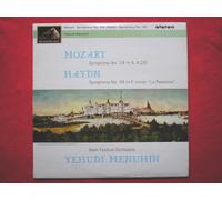 Menuhin, Yehudi - Menuhin, Yehudi Mozart Sympony No 29 & Haydn Symphony No 49 LP HMV ASD595 EX/EX 1964 semi-circle label, with Bath Festival Orchestra