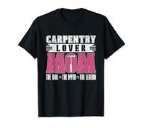 Menuiserie Amant Maman L'Idole L'Amoureux Menuiserie T-Shirt Graphique avec Valeur