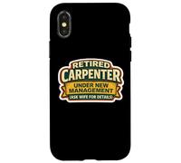 Menuisier à la Retraite sous Une Nouvelle Direction Demandez à Votre épouse à la Retraite Coque pour iPhone X/XS