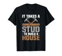 Menuisier, il Faut Un Goujon pour Construire Une Maison | Charpentier Amusant T-Shirt Graphique avec Valeur