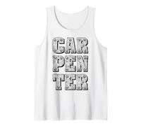 Menuisier menuiserie Menuisier Typographie DIY Débardeur