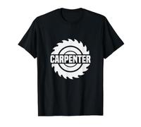 Menuisier - Menuiserie - Travail du Bois - Menuisier T-Shirt Graphique avec Valeur, Homme, Noir, M