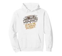 Menuisier Retraité Charpentier Atelier Sciure Artisan Sweat à Capuche