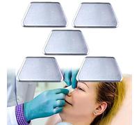 MENURSY Lot de 5 attelles nasales en aluminium pour fracture du nez - Immobilisation orthopédique - Protection de septoplastie et rhinoplastie - Taille S