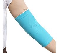 MENURSY PICC Line - Manchon de protection respirant pour coude - Fournitures d'allaitement pour tour de bras de 22,9 à 25,9 cm, cyan (taille S)