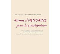 Menus d'automne pour la constipation