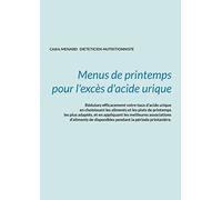 Menus de printemps pour l'excès d'acide urique.