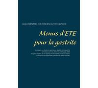 Menus d'été pour la gastrite