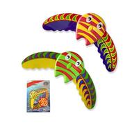 MenYiYDS 2 PCS Glider sous-marin, jouets de piscine, jouets de plongée, jouets de piscine, il suffit d'appuyer sur celui-ci sous la surface l'eau et il se déplace comme un petit poisson，Rayé